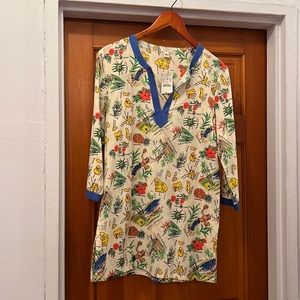 J. Crew Tropical Print Tunic